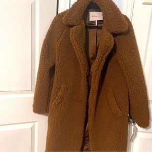 BCBGeneration Women's Tan Teddy Jacket